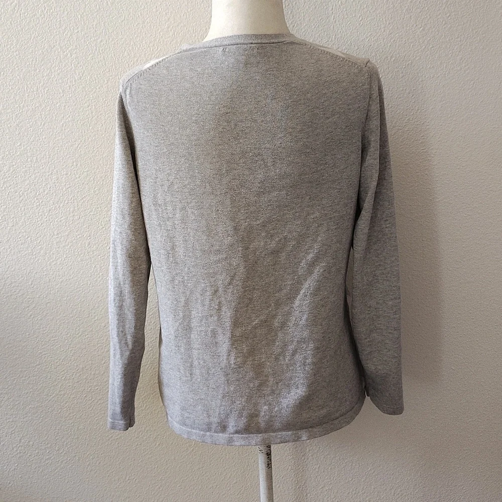 Timmy Hilfiger Classic Cotton V-neck Argyle Sweater Size large